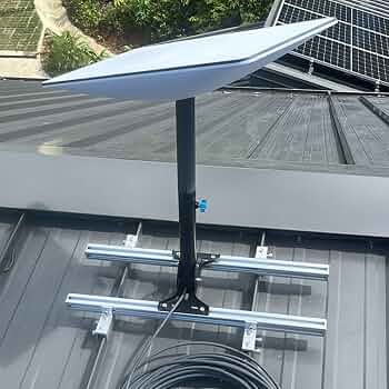 Instalação de Starlink — trabalho executado pela DVR em Ferros-MG